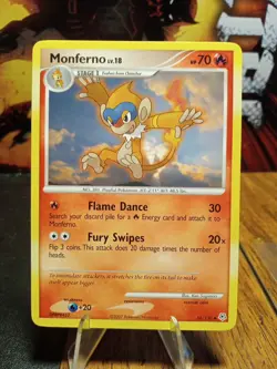 2007 Pokemon Diamond & Pearl Monferno #56 Extremely LP-NM - Image 1