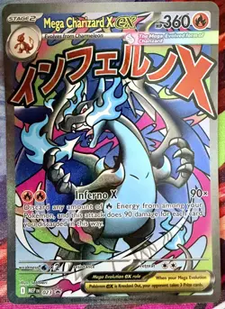 POKEMON TCG - MEGA EVOLUTION PROMOS - MEGA CHARIZARD X EX 023 - Image 1