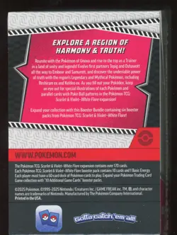 Scarlet Violet White Flare BOOSTER BUNDLE SEALED BRAND NEW Pokemon TCG - Image 2