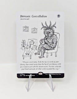 MtG DEMONIC CONSULTATION Secret Lair Countdown Kit Encyclopedia Magic, NM - Image 1