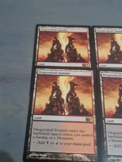 MTG Dragonskull Summit X4 Magic 2011- Regular Rare dual land. - Image 2