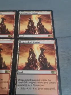 MTG Dragonskull Summit X4 Magic 2011- Regular Rare dual land. - Image 3