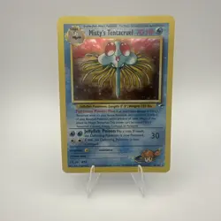 Pokemon TCG Misty's Tentacruel Holo Rare Card 10/132 Gym Heroes - Image 1