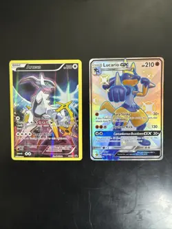 ARCEUS XY Promo and LUCARIO GX Pokemon Lot of 2 - Image 1