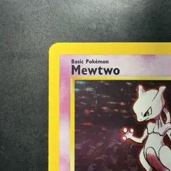 Pokemon Vintage Holo Mewtwo 010/102 Base Set Wotc 1999 - Image 2