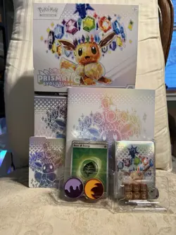 Pokemon Prismatic Evolutions Etb Empty With Accessories No Promo No Packs - Image 1