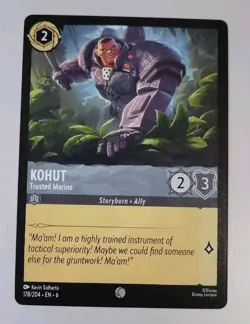 Disney Lorcana TCG - Azurite Sea: Kohut (178/204) - Common - Near Mint - Image 1