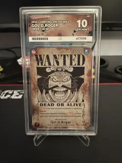 Gol D. Roger OP09 Wanted Alt Art - Carrying on His Will - One Piece TCG - ACE 10 - Image 1
