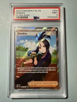 Dendra 2023 Pokemon Pal En-Paldea Evolved #250 Ultra Rare PSA 9 MINT - Image 1
