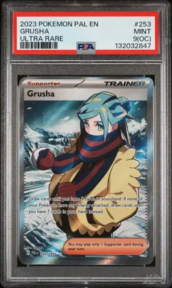 2023 POKEMON PAL EN-PALDEA EVOLVED ULTRA RARE #253 GRUSHA PSA 9 - Image 1