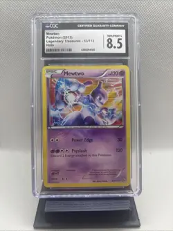 2013 Pokemon Legendary Treasures Mewtwo Holo Rare 53/113 CGC 8.5 - Image 1