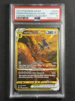 Pokemon Cards PSA 10 Gem Mt Origin Forme Dialga Vstar Crown Zenith FA GG68/GG70 - Image 1