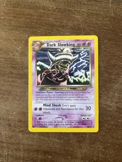 Dark Slowking 20/105 Set Neo Destiny Pokemon Card Eng Komiya - Image 1