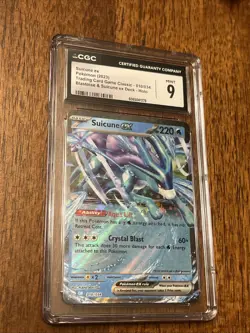 Pokemon TCG Suicune EX 010/034 Classic Holo Trading Card CGC Graded - Image 1