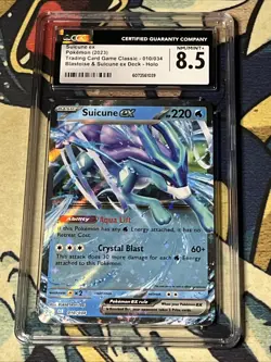 Pokemon - Suicune ex 010/034 - Classic - Card Graded 8.5 CGC Grading - Image 1