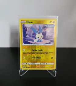 Pokemon TCG Minun Fusion Strike 090/264 Reverse Holo Common - Image 1