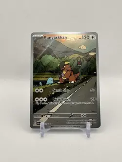 Pokemon TCG Kangaskhan 204/182 Sv10 Destined Rivals Illustration Rare Holo - Image 1