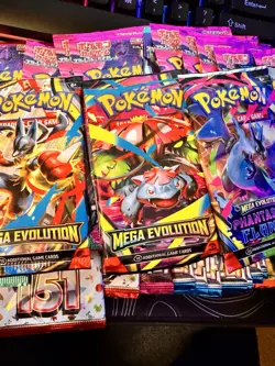 Random Sealed Pack Of Pokemon Cards Phantasmal Flames Mega Evolution - Image 3