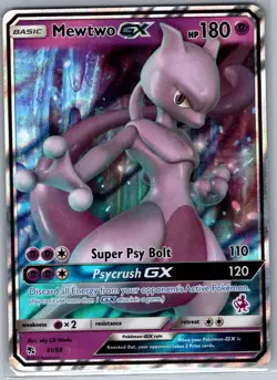 Mewtwo GX - 31/68 (Mewtwo Stamped) 031/068 Battle Academy - Pokemon Card - NM - Image 1