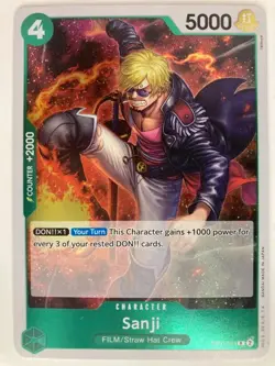 Sanji EB01-014 English Extra Booster: Memorial Collection One Piece Card - Image 1