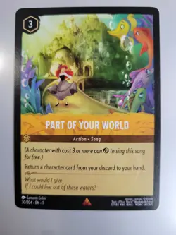 Disney Lorcana TCG The First Chapter: Part Of Your World (030/204) - Rare - NM - Image 1