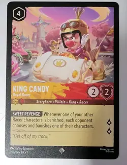 Disney Lorcana TCG - Archazia's Island: King Candy (020/204) - Super Rare - NM - Image 1
