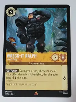 Disney Lorcana TCG - Archazia's Island: Wreck-It Ralph (027/204) - Rare - NM - Image 1