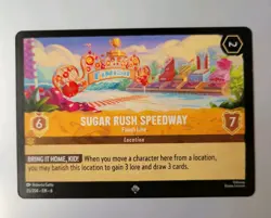 Disney Lorcana TCG - Azurite Sea: Sugar Rush Speedway (035/204) - Super Rare -NM - Image 1