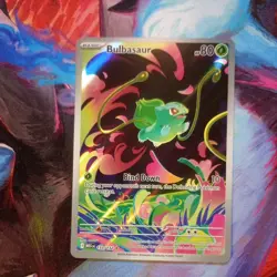 2025 Pokemon Mega Evolution Bulbasaur 133/132 STAMPED Promo! - Image 1
