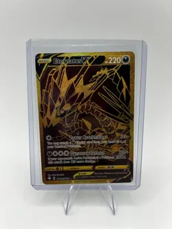 Eternatus V SV121/SV122 Shining Fates Shiny Holo Rare Gold Card Pokemon TCG NM/M - Image 1