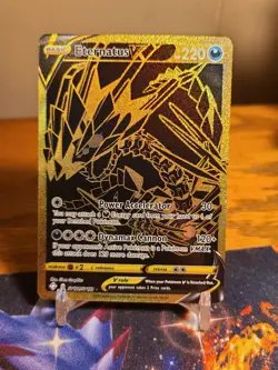 Pokemon Eternatus v SV121/SV122 Shining Fates Shiny Vault Holo Rare Card - Image 1