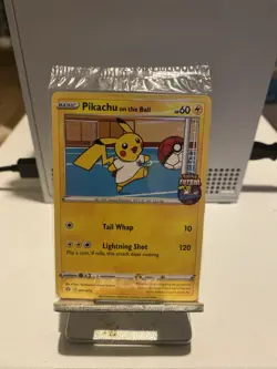 Sealed - Pikachu On the Ball Pokemon Card, 001/005, Fustal Football Promo - Image 1