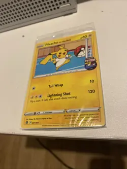 Sealed - Pikachu On the Ball Pokemon Card, 001/005, Fustal Football Promo - Image 3