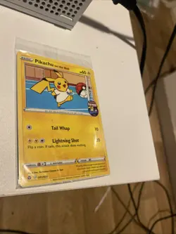 Sealed - Pikachu On the Ball Pokemon Card, 001/005, Fustal Football Promo - Image 4