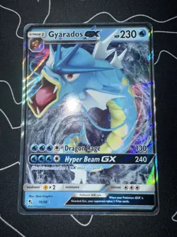 Gyarados GX 16/68 - Hidden Fates - Ultra Rare Holo Pokemon Card - Near Mint (NM) - Image 1