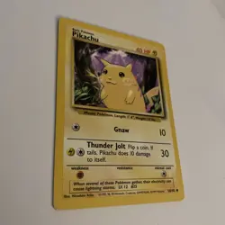 Pikachu E3 Stamped Pokemon Card Base Set 58/102 Yellow Cheeks 1999 • NM Or B - Image 2