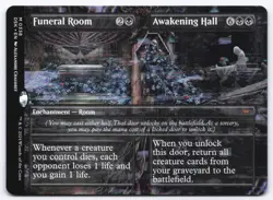 Funeral Room // Awakening Hall (Borderless) M Duskmourn: House of Horror 338 NM - Image 1