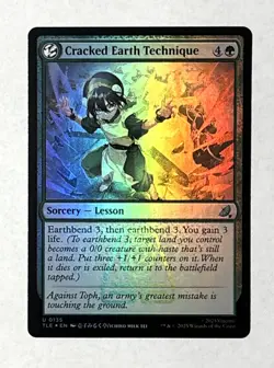 Cracked Earth Technique - FOIL - MTG ATLA Eternal - TLE 135 - Image 1