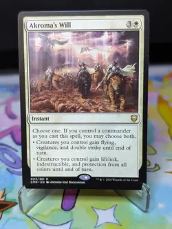 MTG Commander Legends- Akroma's Will 003 Regular - Image 1