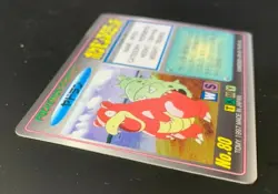Slowbro Pokemon scratch card TOMY No.80 F/S Japanese 1997 nintendo lessscratched - Image 2