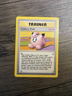 Pokemon TCG Clefairy Doll Base Set 70/102 HP - Image 1