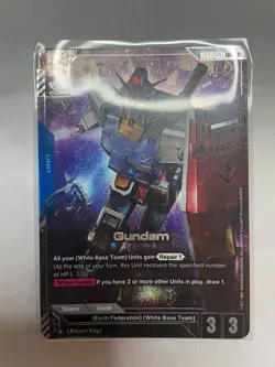 Gundam Card Game Newtype Rising GD01 Gundam RX-78-2 GD01-001 LR+ - Image 1