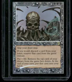 2001 Magic The Gathering: Deckmasters Necropotence Foil NM+ NEVER PLAYED! - Image 1