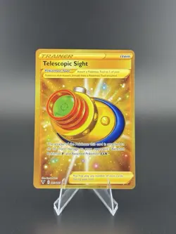 Pokemon TCG Telescopic Sight Vivid Voltage Holo Card 203/185 Secret Rare - Image 1