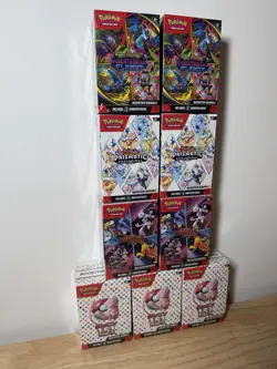 Pokemon Prismatic & Mega Evolutions, 151 & Destined Rival Booster Bundle Lot - Image 1