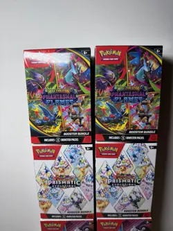 Pokemon Prismatic & Mega Evolutions, 151 & Destined Rival Booster Bundle Lot - Image 2