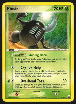 Pinsir 24/92 EX Legend Maker Pokemon Card MP - Image 1