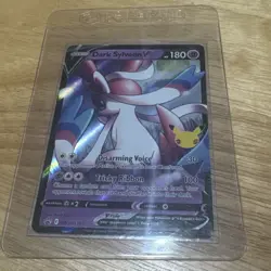 Pokemon TCG Dark Sylveon v SWSH134 Black Star Promo Card Celebrations - NM - Image 1