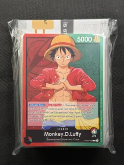 One Piece Sealed Welcome Kit Monkey.D.Luffy Demo Deck Sealed OP01-003 No Pack - Image 1