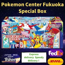 Pokemon Center Fukuoka Pikachu Promo Set Special Box Japan Exclusive Sealed New - Image 1